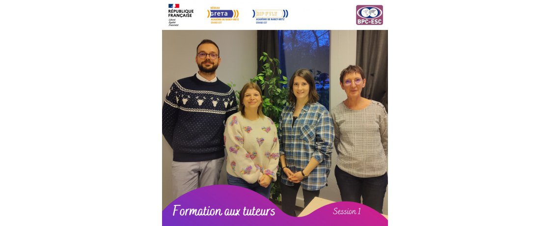 Formation aux Tuteurs avec le GRETA Lorraine