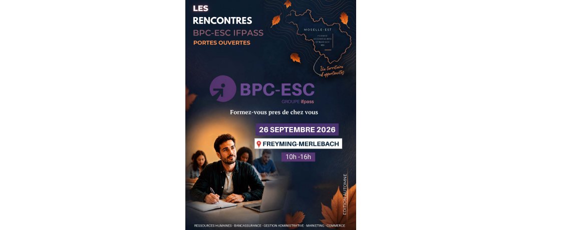 Portes ouvertes Samedi 26 septembre 2026 de 10 h à 16h